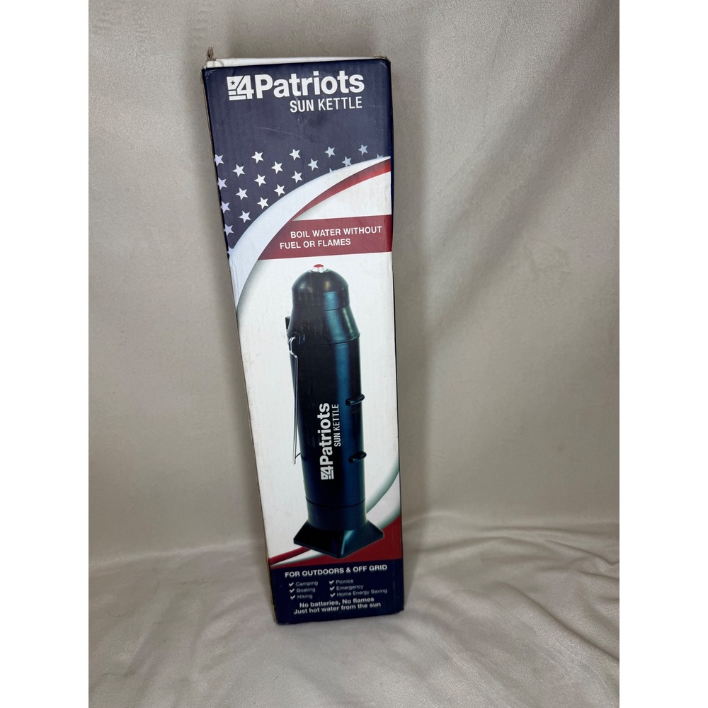 4Patriots Sun Kettle Solar Water Heater 16.9 oz Camping Emergency Survival